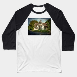 A Thatched Cottage At Sulham Baseball T-Shirt